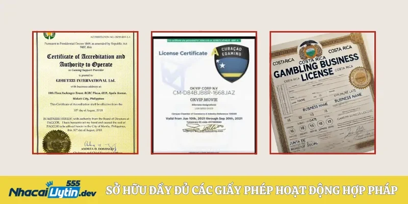 Trang chủ 23 Nhà cái uy tín phải sở hữu giấy phép hoạt động hợp pháp