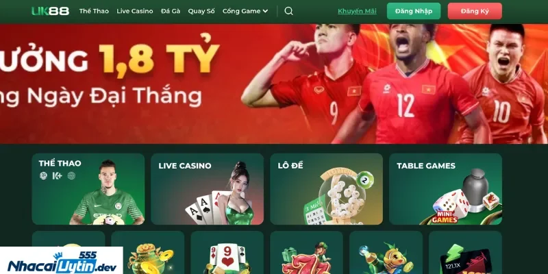 Trang chủ 34 UK88 - Nhà cái cá cược thể thao uy tín, chuyên nghiệp
